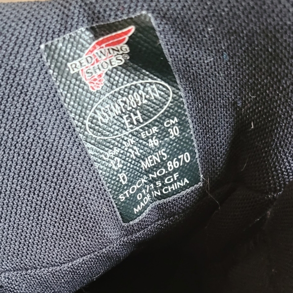 Mens 12 Red Wing waterproof boots - Picture 4 of 5